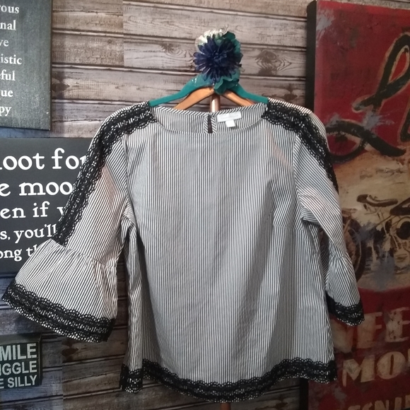 Charter Club Tops - Charter Club Cotton 🔔Bell-Sleeve Peasant Top